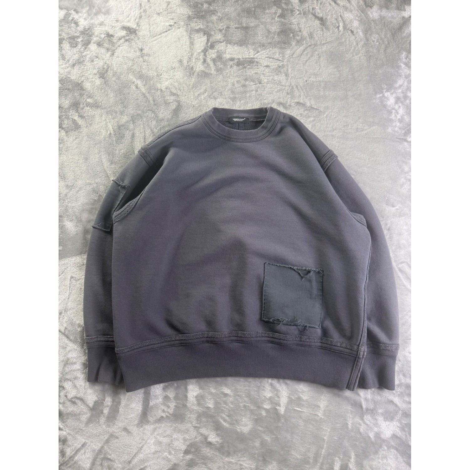 Undercover Jun Takahashi Distressed Japanese Patchwork Uc2b4807 Sweatshirt Sz L